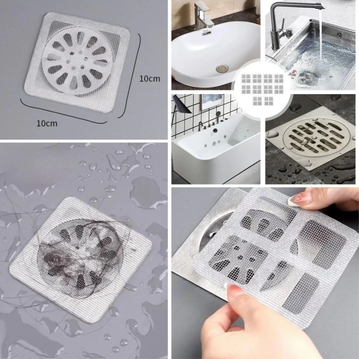 BFS  10lu Banyo ve Mıutfak Lavabo Koku Önleyici ve Haşere Böcek Önleyici Gider Filtresi