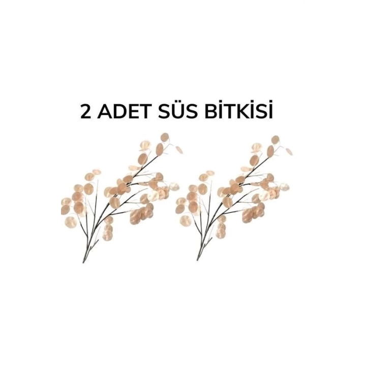 BFS  100 cm Dekoratif Dallı Sedef Ağacı Çiçeği Yapay Sahte Süs Bitkisi