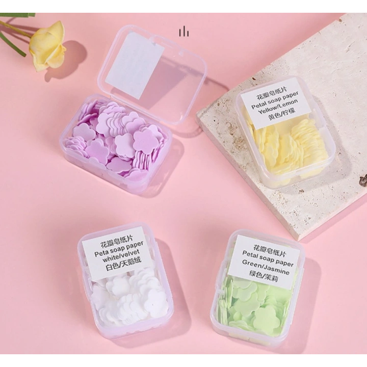 BFS 100 Yaprak Eriyen Mini Parfümlü Kağıt Sabun