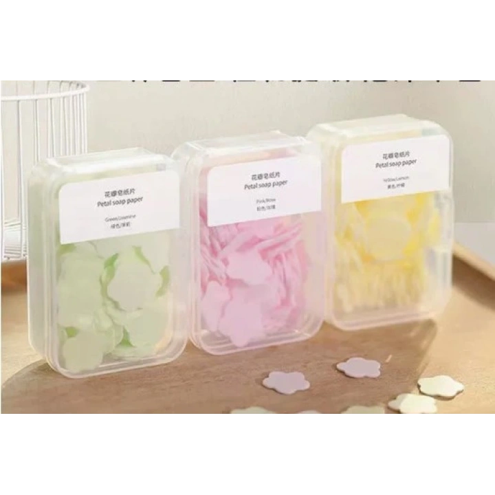 BFS 100 Yaprak Eriyen Mini Parfümlü Kağıt Sabun