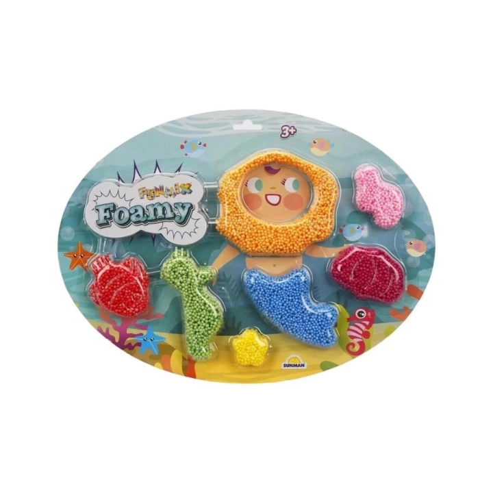 BFS   1003565 Funmix Foamy Renkli Dünyalar Slime -Sunman