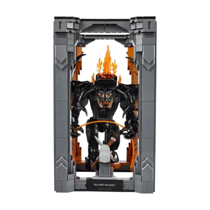 BFS  10367 Lego icons - Yüzüklerin Efendisi: Balrog™ Kitaplık Dekoru 1201 parça +18 yaş