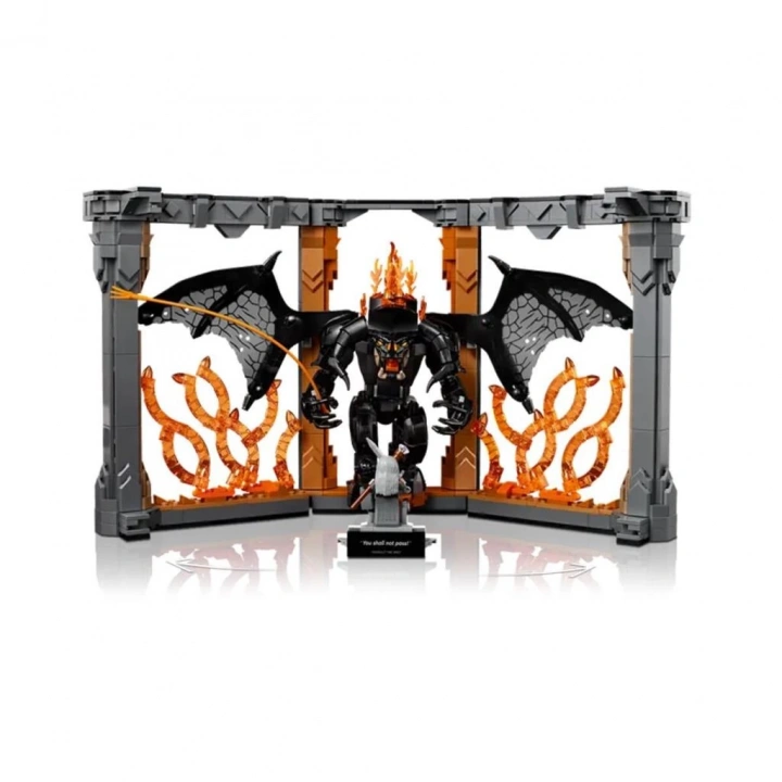 BFS  10367 Lego icons - Yüzüklerin Efendisi: Balrog™ Kitaplık Dekoru 1201 parça +18 yaş