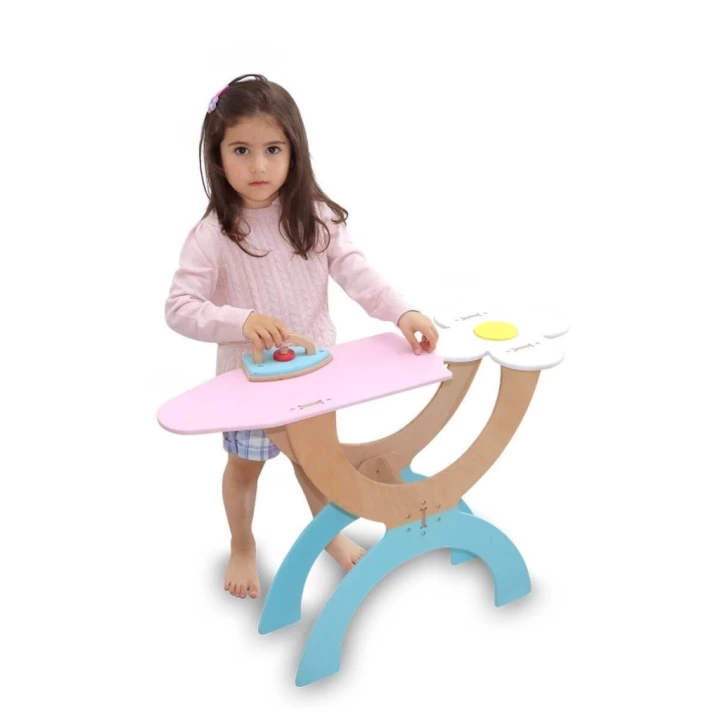 BFS   1038 Ahşap Ütü Masası Seti -Lulubere Oyuncak