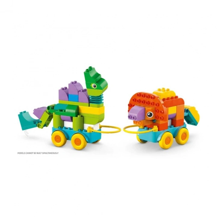 BFS 10451 Duplo 3ü1 Arada Tekerlekli Dinozorlar 103 parça +3 yaş
