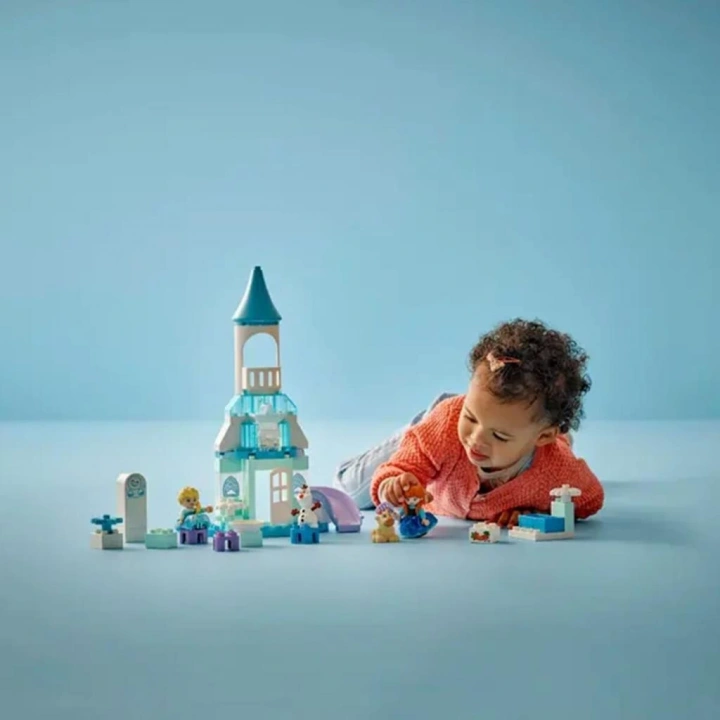 BFS  10455 Lego Duplo Anna ve Elsanın Karlar Ülkesi Şato Partisi 54 parça +2 yaş