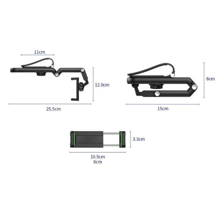 BFS 1080° Dönebilen Çok Fonksiyonlu Telefon Tutucu