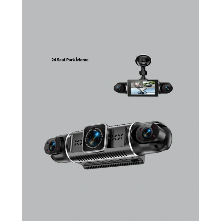 BFS 1080P 4 Kanallı Araç Kamerası GPS + WiFi + G Sensör Destekli