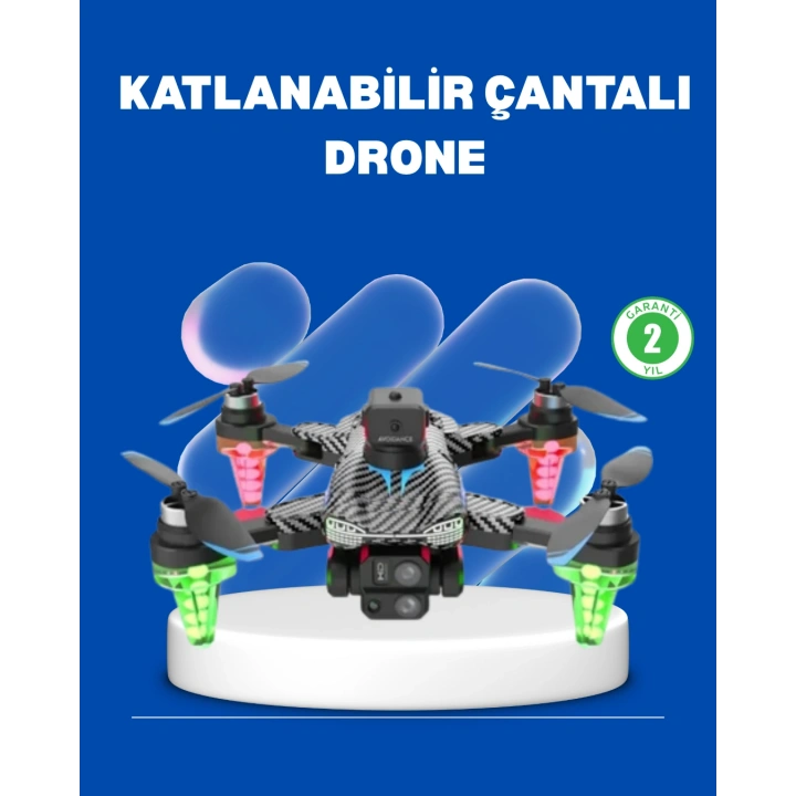 BFS 1080P Full HD Katlanabilir Drone Uzun Uçuş Süreli Hafif Tasarım