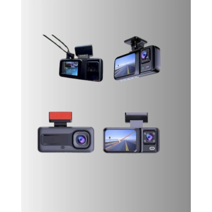 BFS 1080P Üç Kameralı Araç Kamerası Wi-Fi Destekli Park Modu ve G-Sensörlü