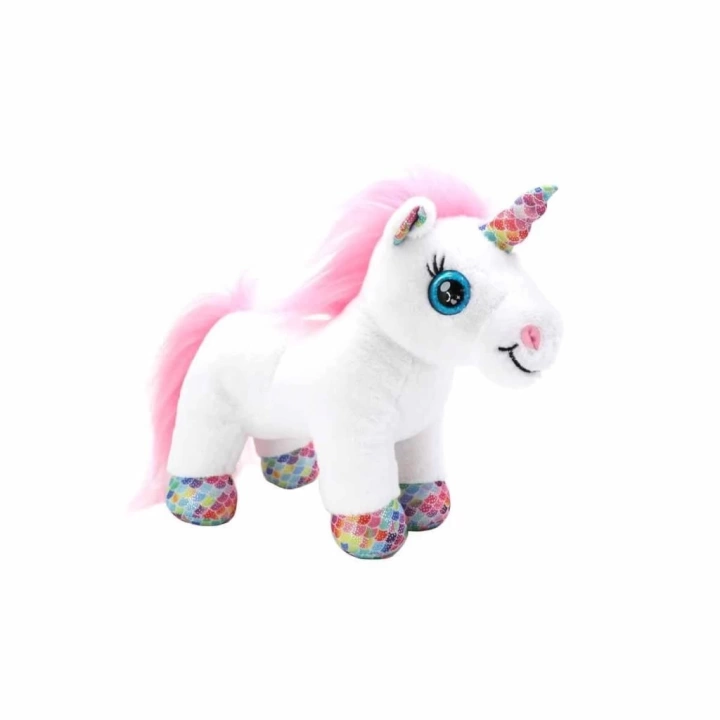 BFS   10873 Cutekins Taşıma Çantalı Peluş Unicorn Lou Lou -Sunman