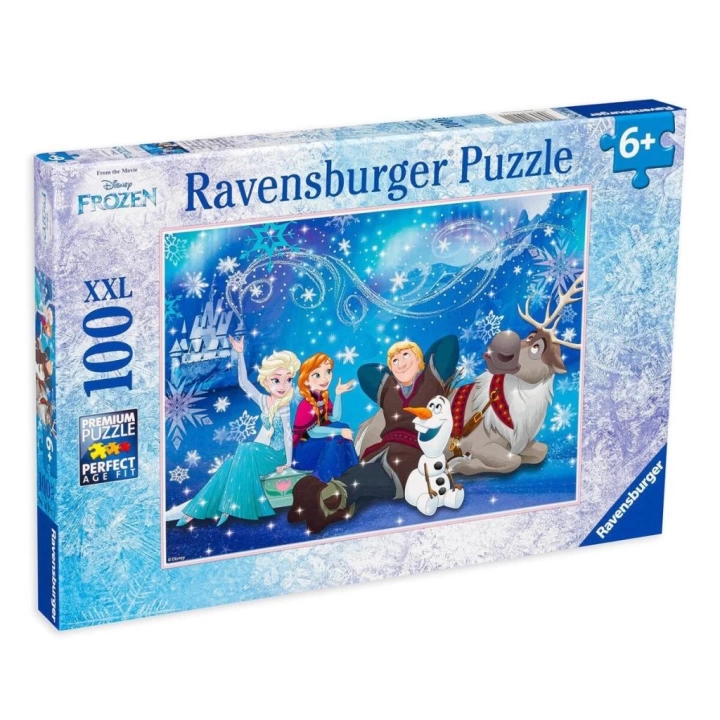BFS   109111 Frozen II Ice Magic 100 parça XXL Ravensburger Puzzle