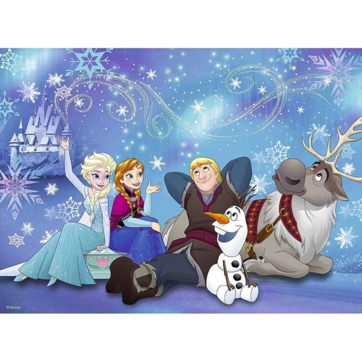 BFS   109111 Frozen II Ice Magic 100 parça XXL Ravensburger Puzzle