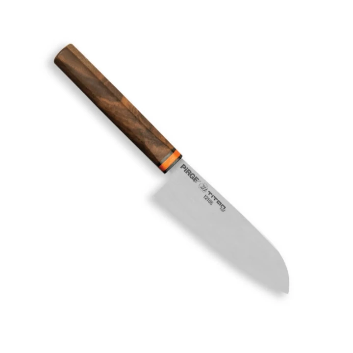 BFS 12105 Titan East Santoku Şef Bıçağı 16 Cm - Ceviz Sap