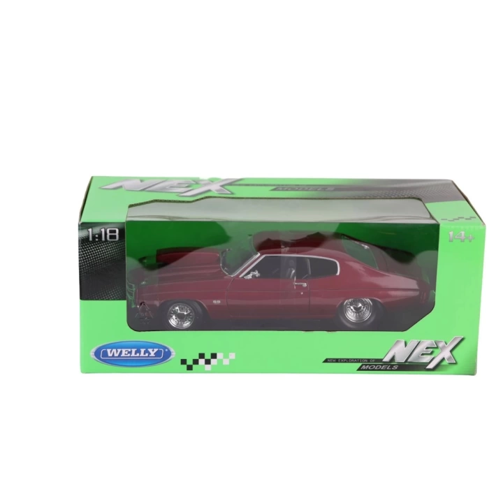 BFS  12537 WELLY 1 18 1970 CHEVROLET CHEVELLE