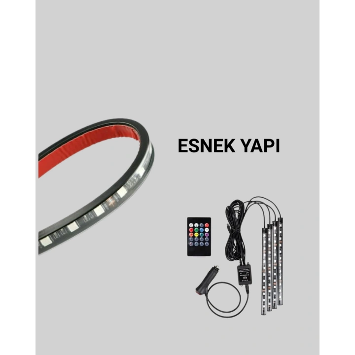 BFS 12V LED Işık Seti – Kumandalı ve Renk Ayarlı