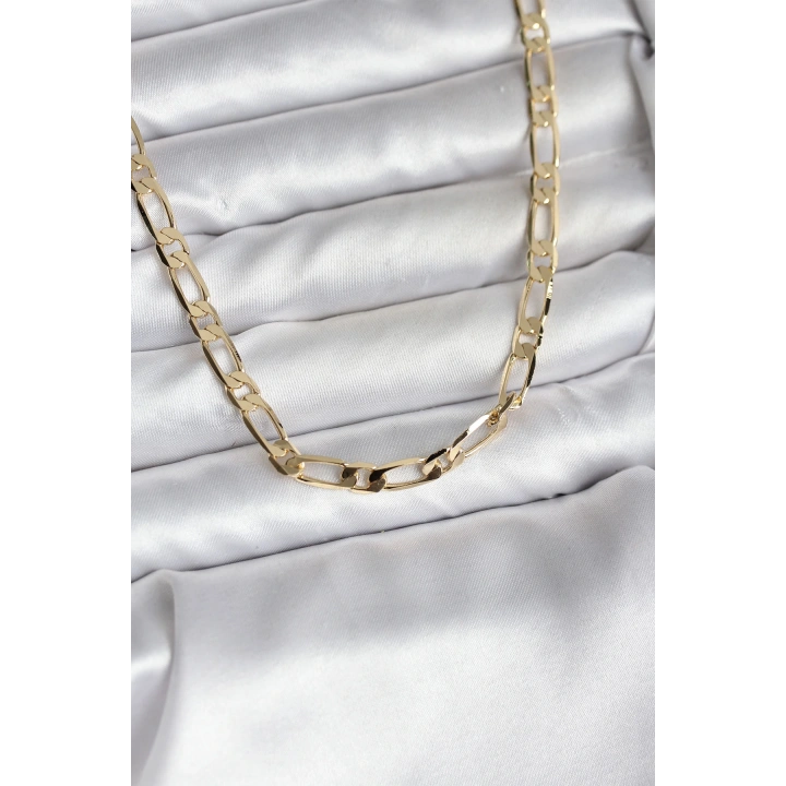 BFS 14K Gold Renk Kaplama Model CM Kadın Kolye