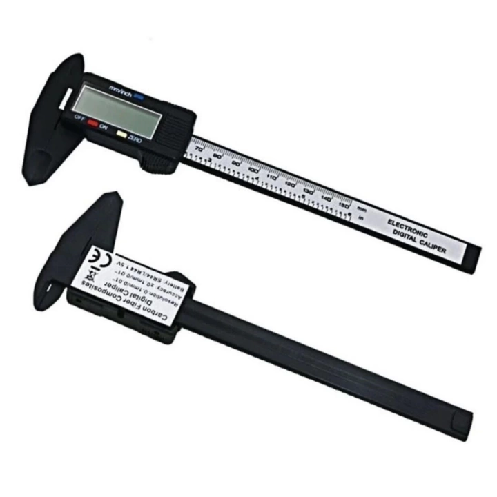BFS  150 Mm Dijital Kumpas Elektronik Fiber Karbon Kaplı Plastik - Kumpas