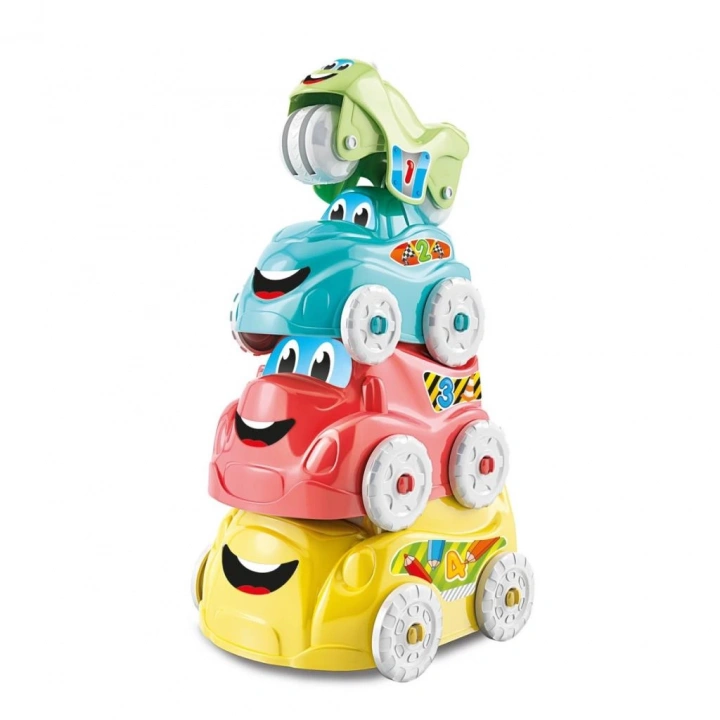 BFS  17111 Baby Clementoni - Renkli Araçlar 6-36 ay
