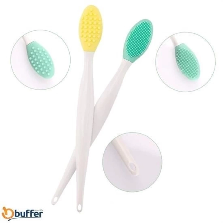 BFS  2 Adet Dudak Fırçası Peeling Etkili Gözenek  Siyah Nokta Temizleyici Akne Giderici Çift Yönl