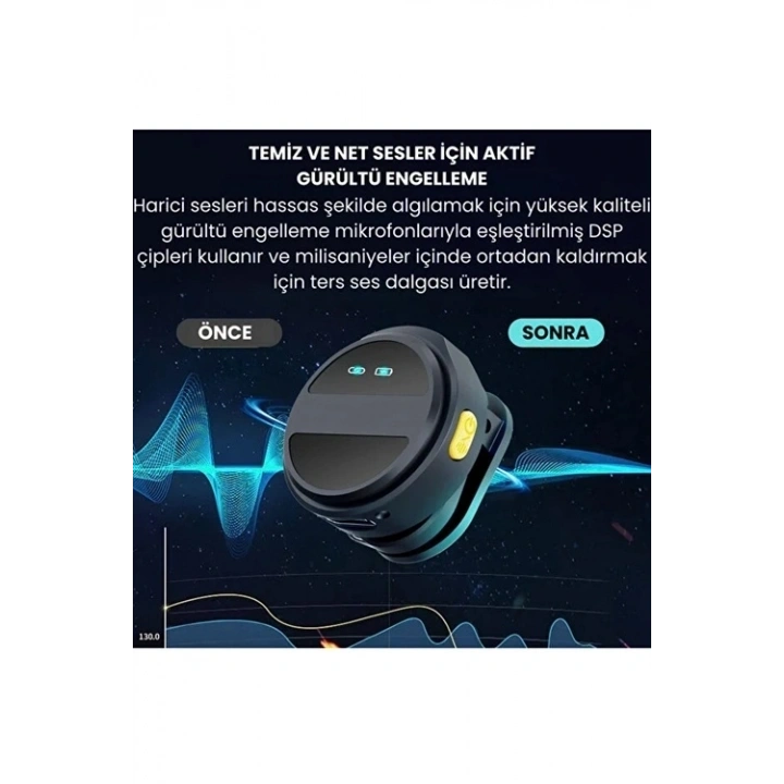 BFS 2 Adet Profesyonel Kablosuz Yaka Mikrofonu Typce Uyumlu Manyetik Klipsli