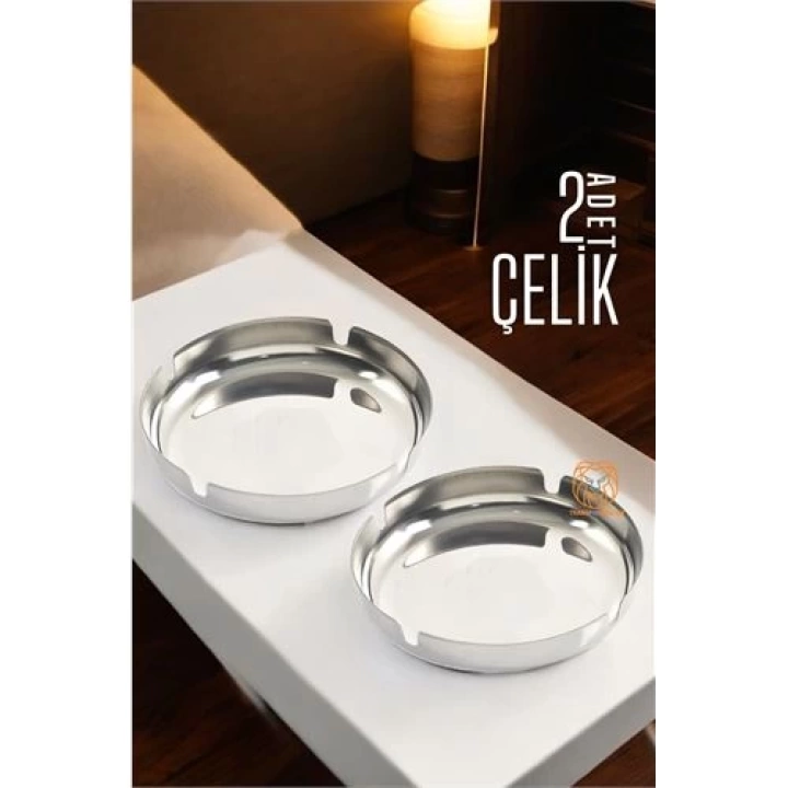 BFS 2 Lİ Set Çelik Küllük Veilleux Design