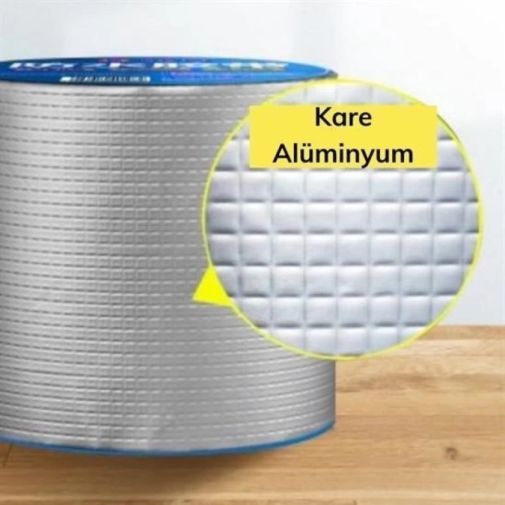 BFS  2 Mt Yüksek Sıcaklık Dayanan Su Geçirmez Çatı  Duvar Çatlak Onarıcı Yapışkan Bant Folyo 5 Cm