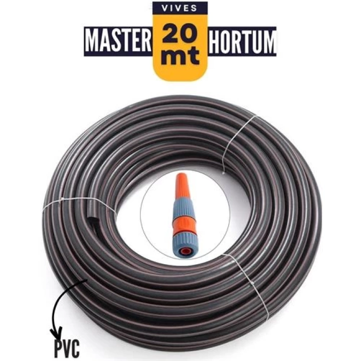 BFS 20 Metre Master Bahçe Hortumu Sulama Aparatı HEDİYELİ