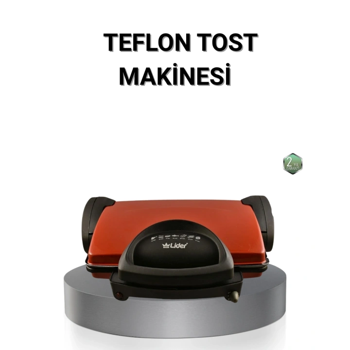 BFS 2000 Watt Tost Makinesi 6 Dilim Kapasiteli Döküm Plakalı Üç Kademeli Isı Ayarlı