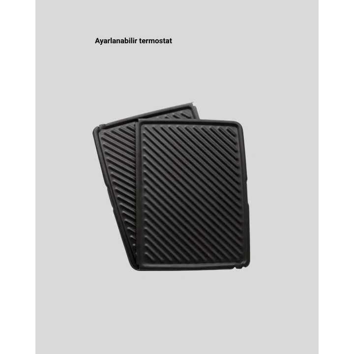 BFS 2000 Watt Tost Makinesi 6 Dilim Kapasiteli Döküm Plakalı Üç Kademeli Isı Ayarlı