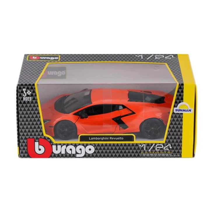 BFS   21106 Burago Lamborghini Revuelto 1:24 Turuncu -Sunman