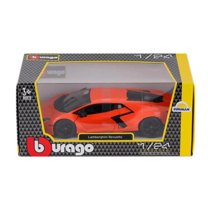 BFS   21106 Burago Lamborghini Revuelto 1:24 Turuncu -Sunman