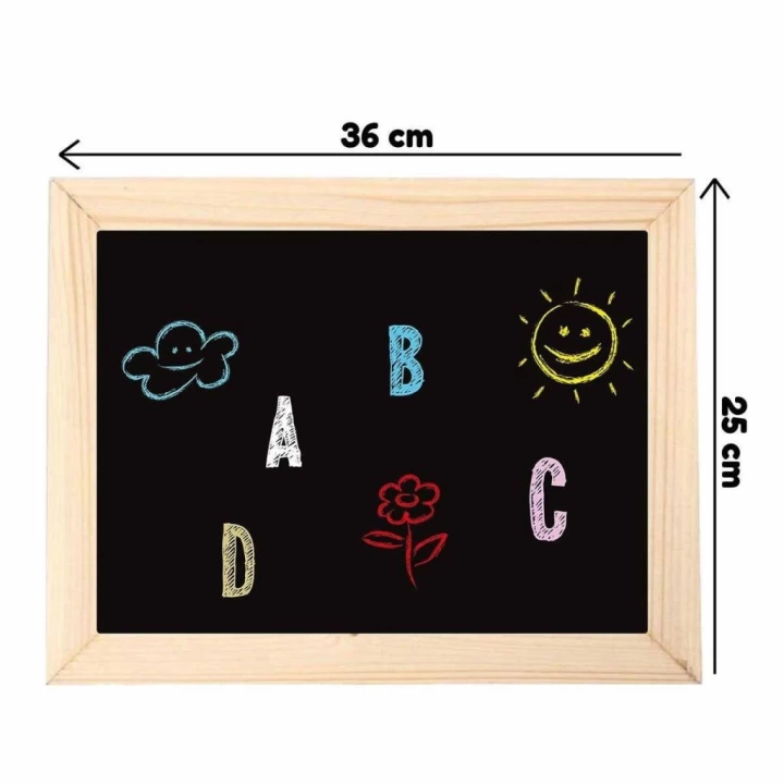 BFS  2250 AHŞAP TABLET YAZI TAHTASI 62 PARÇA  KÜÇÜK BOY