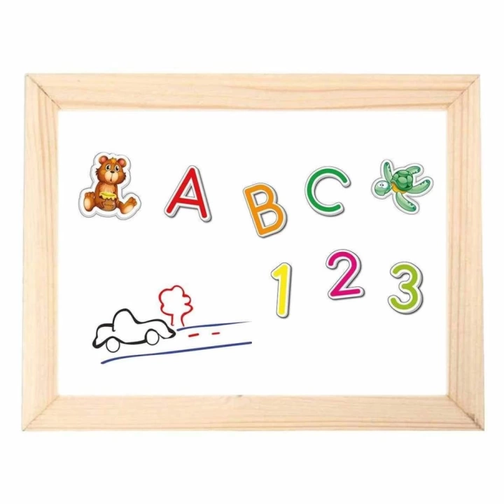 BFS  2250 AHŞAP TABLET YAZI TAHTASI 62 PARÇA  KÜÇÜK BOY