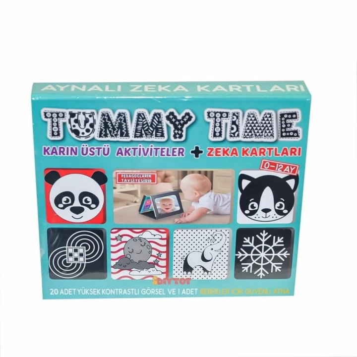 BFS  2304 Tummy Time Aynalı Zeka Kartı - Dıy Toy