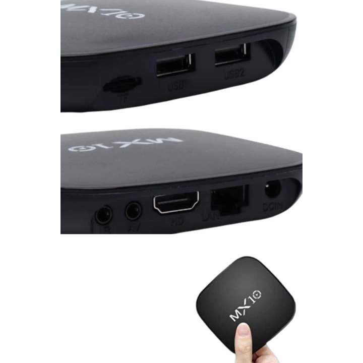 BFS 2.4G Wifi Tv Box Medya Oynatıcı TV Uyumlu MX Box Kutusu Android TV