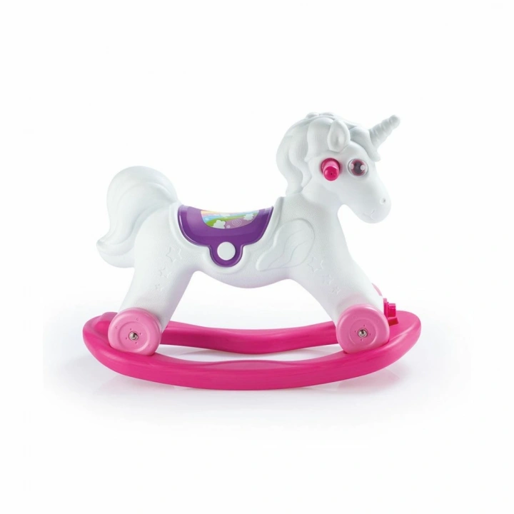 BFS 2509 Tekerlekli Unicorn Sallanan At -Dolu