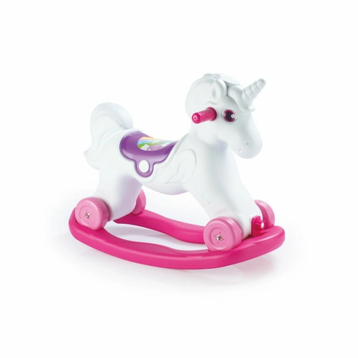 BFS 2509 Tekerlekli Unicorn Sallanan At -Dolu
