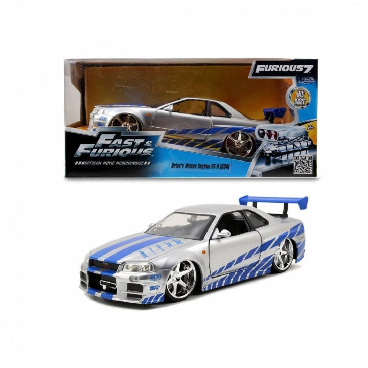 BFS   253203044 Fast&Furious 2002 Nissan Skyline 1:24
