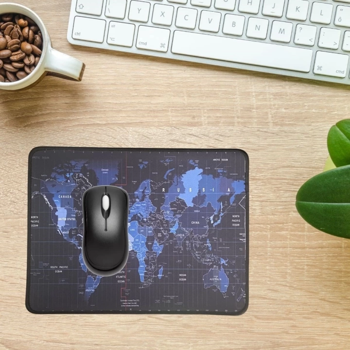 BFS  25x32 cm Küçük Boy Mouse Pad Dünya Haritası