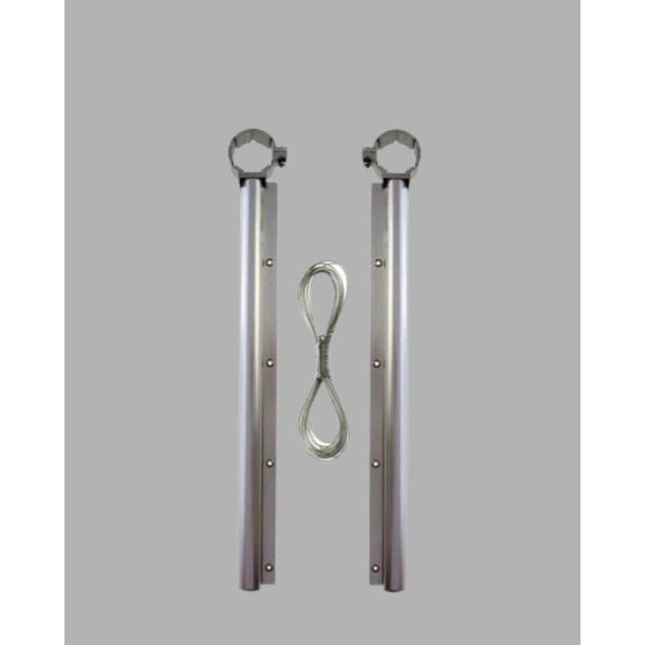 BFS 25x60 Balkon Askılığı Kare Demir Uyumlu Hava Dayanıklı Çamaşır Askısı