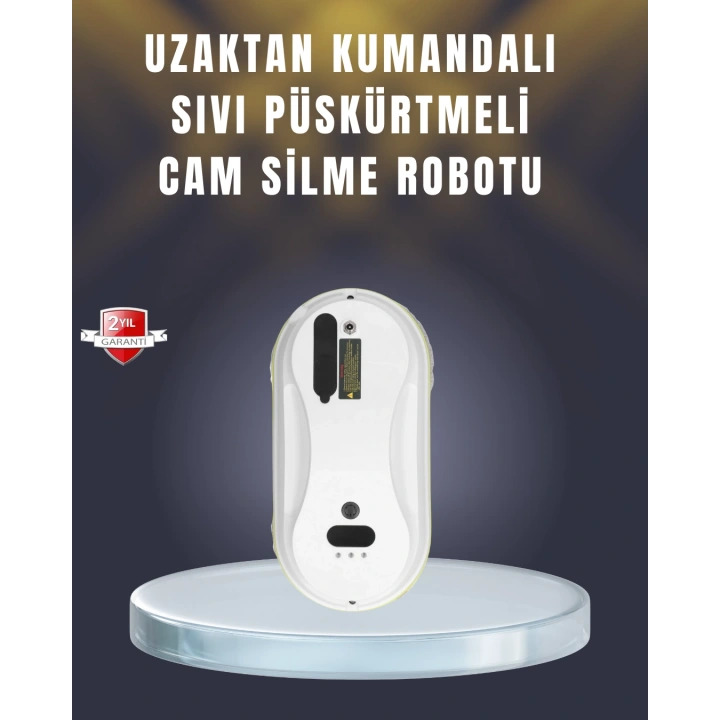 BFS 2800 Pa Güçlü Emişli Akıllı Cam Temizleyici Robot