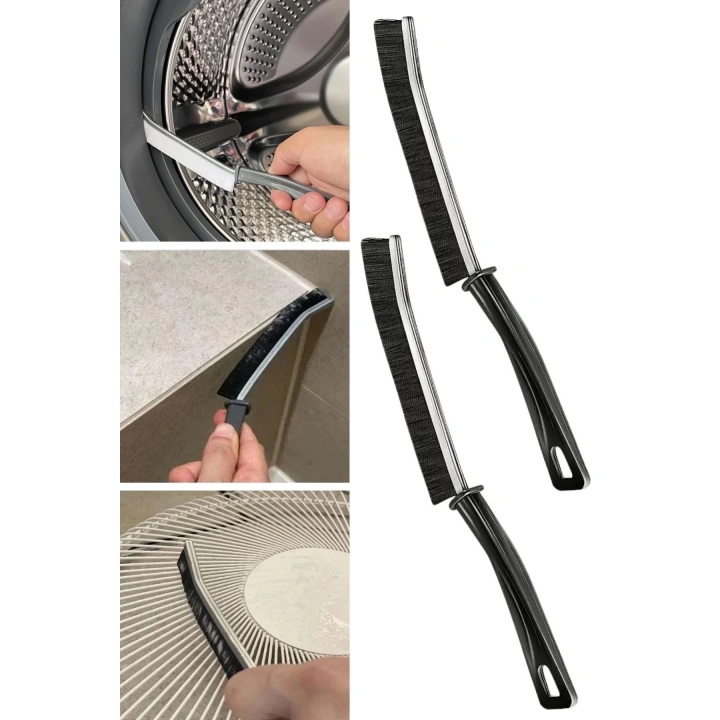 BFS  2li Çok Amaçlı Multi Ince Temizlik Fırçası Derz Arası Banyo Mutfak Lavabo Detay Temizleme Fırçası