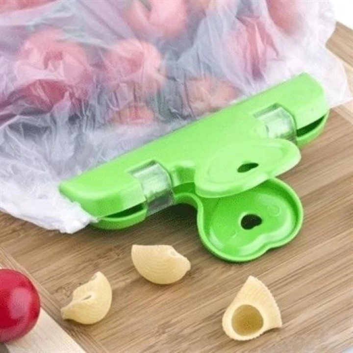 BFS  2li Pratik Torba Paket Ve Poşet Kapatıcı Kilitli Klips Mandal