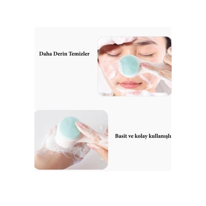 BFS  2li Set Çift Taraflı Cilt Temizleme Fırçası ve Yeşim Taşı Çift Taraflı Cilt Masaj Aleti