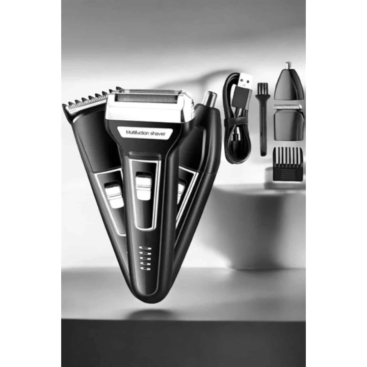 BFS 3 Başlıklı Kulak Ve Burun Tıraş Makinesi Erkeklere Özel