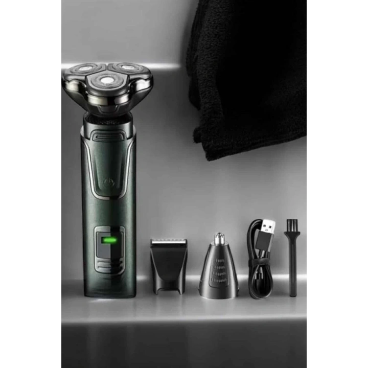 BFS 3 Başlıklı Profesyonel Saç ve Sakal Bakım Seti Vücut, Burun ve Kulak Tüy Alma