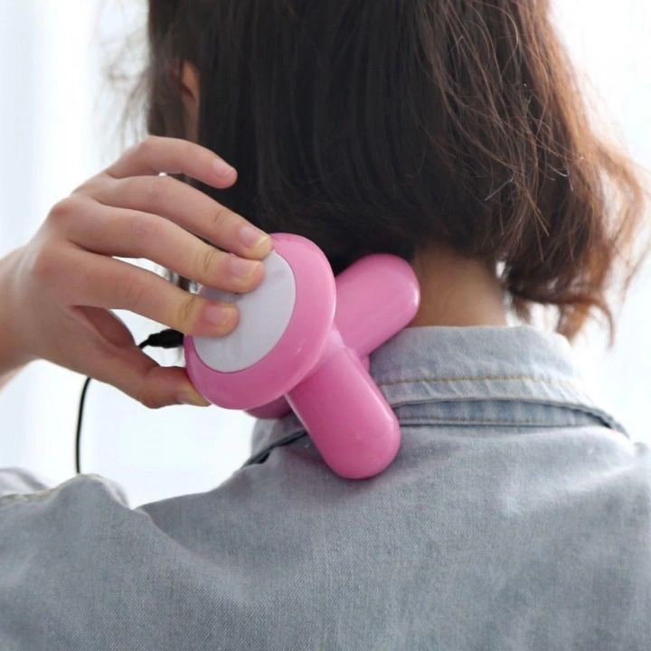 BFS  3 Başlıklı Titreşimli USB Şarjlı Mini El Masaj Aleti