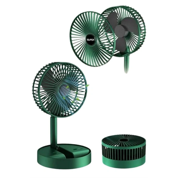BFS 3 Kademe Hız Ayarlı Vantilatör Telefon Standlı Şarjlı Katlanabilir Soğutucu Pervane