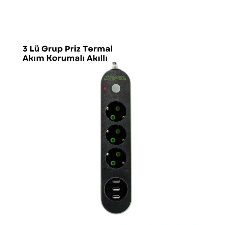 BFS 3 USB Portlu Üçlü Priz CXE103